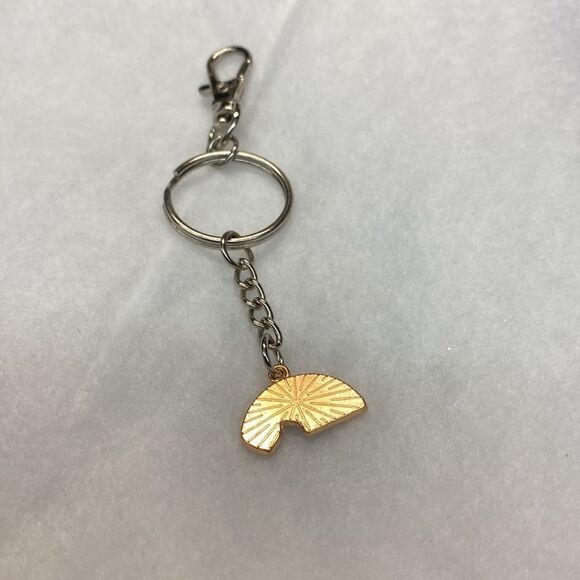 Pride Rainbow  with Heart at the end Pendant Lobster Claw Keychain Purse Pendant - Picture 2 of 3